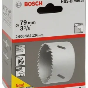 2608584126 - Sega tazza bimetallica HSS per adattatore convenzionale 79 mm, 3 1/8