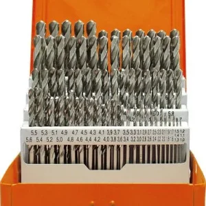 Cassetta trapano Projahn HSS-G 91 pezzi 1-10 / 01 mm ECO 60436