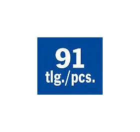 Cassetta trapano Projahn HSS-G 91 pezzi 1-10 / 01 mm ECO 60436