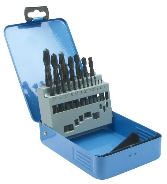 Padre Hss punta elicoidale con gambo parallelo 2130 19 pezzi 1 - 10 mm rotoli forgiati 213000000
