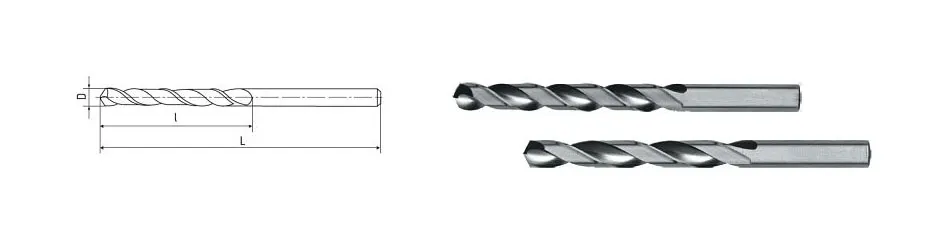 Punta elicoidale ELMAG HSS Co8 DIN 338 Ø 70 mm 70308