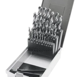 Valigetta per punte elicoidali Kraftwerk da 25 pezzi HSS-G 1-13 / 05 mm 11905