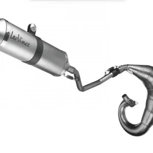 3228 scarico completo leovince derbi drd sm/r 2003- x-fight inox/inox