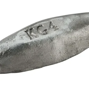Anodo di magnesio TIPO 4 - 178*62*28, (260 mm), circa 0,4 kg/0,88 libbre. AZ63-1,5VDc