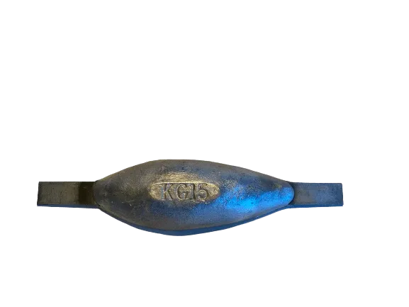 Anodo di magnesio TIPO 15 - 274*95*50, (405mm), ca1.5kg/3,31lb. AZ63-1,5VDc