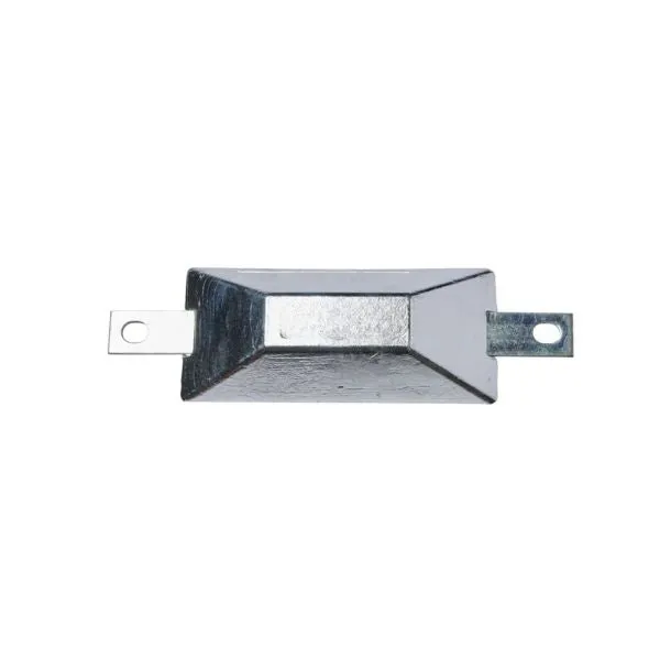 Anodo di zinco TIPO 10 - 140 * 62 * 28 mm