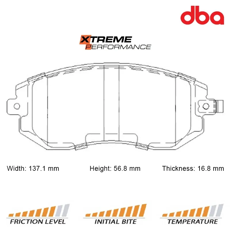 DBA - Kit dischi freno + pastiglie freno per Subaru BRZ 2.0 - Dischi Ø294 mm - Front