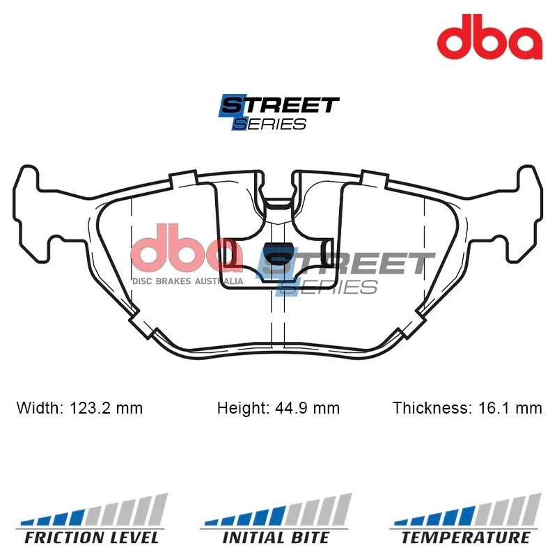 DBA - Kit pastiglie freno BMW M3 (E36) - Rear