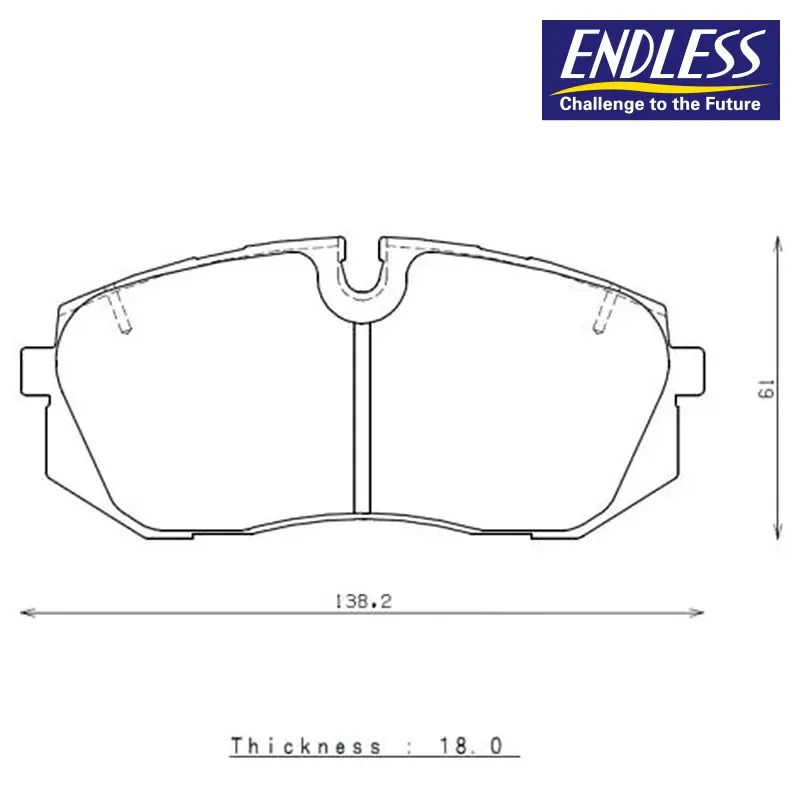Endless - Pastiglie Freno Hyundai i20 N 1.6 Turbo 204 HP (2021-) - Front