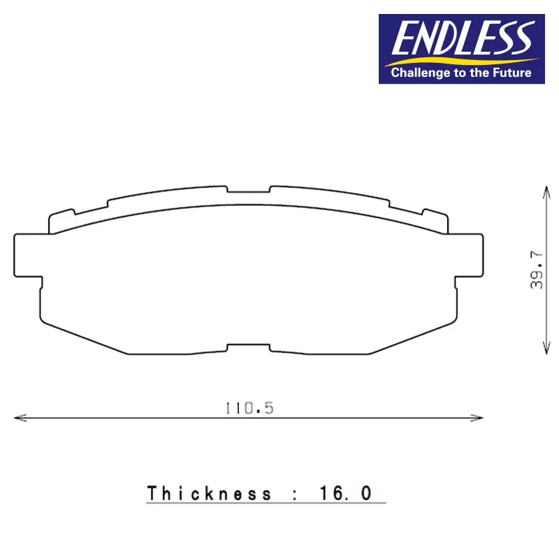 Endless - Pastiglie Freno Toyota GR86 (2021-) - Rear