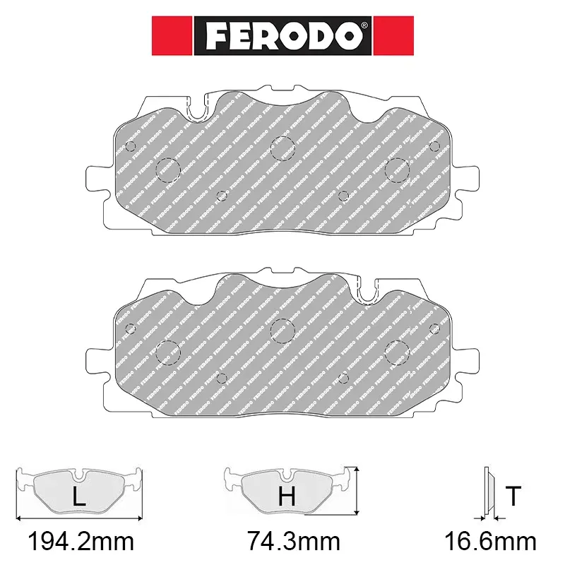 Ferodo - Kit pastiglie freno (FCP4967) - Audi RS3 Sportback 2.5 TFSI Quattro (8Y) - Front