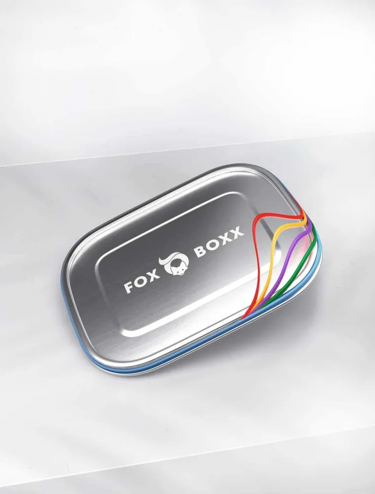 FOXBOXX - 2 sigilli, 5 nastri colorati / XL 1400 ml
