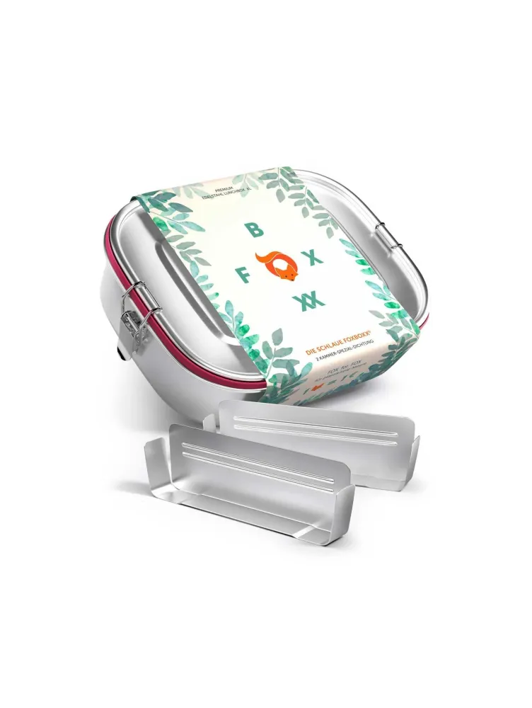 FOXBOXX - 2 sigilli, 5 nastri colorati / XL 1400 ml