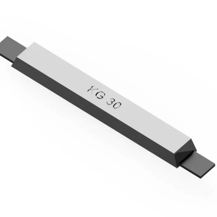 Zinkanod TYP 30 - 360*52*27mm / 14*2*1.06in, Armering: Stål, 450*40*6mm / 17.8*1.6*0.23in, 2.6kg netto