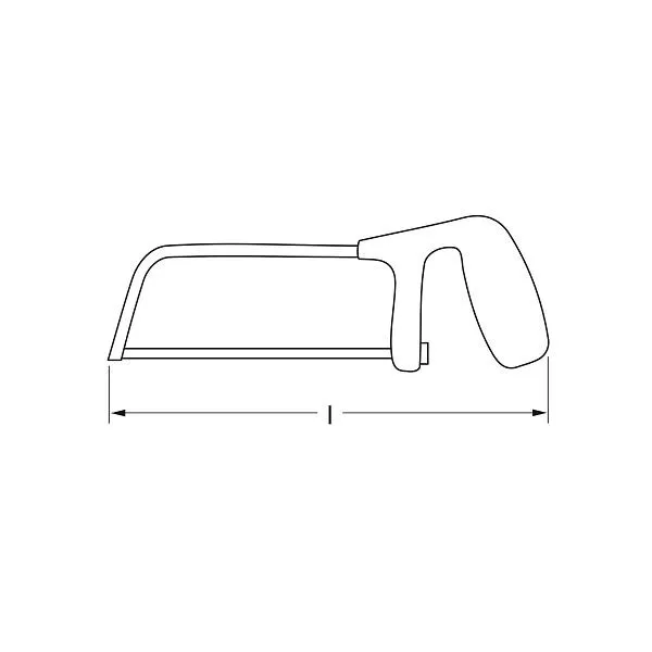 Telaio per seghetto MATADOR 250 mm 0787 0704