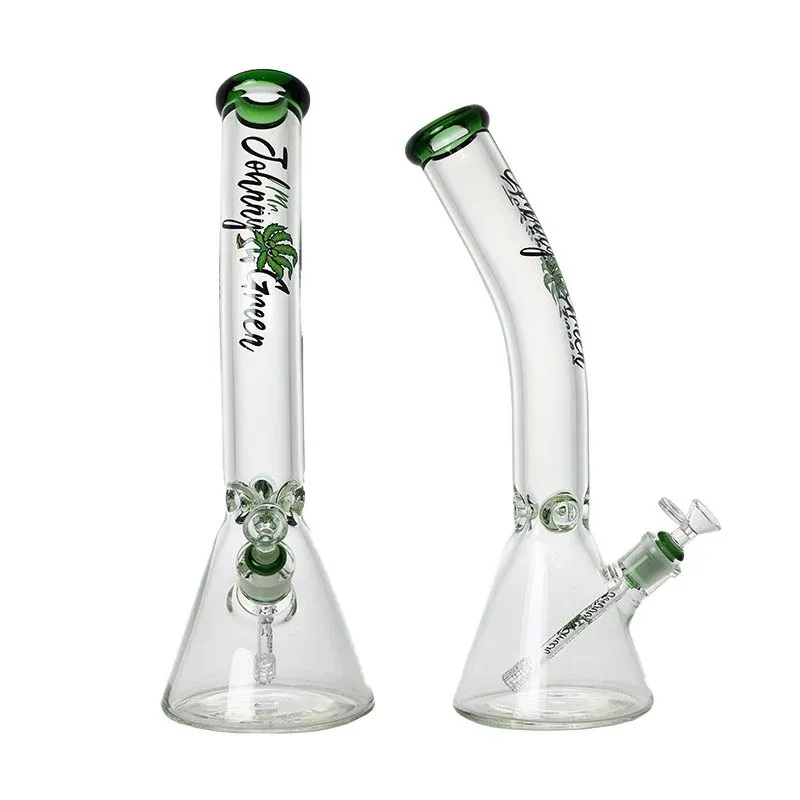 Antiusura Industriale Johnny Green - 16″ 9mm Beaker Bent Neck w/ Grid Percolator Slide
