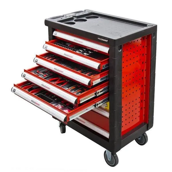 Carrello da officina Holzmann con attrezzi WW790W | Materiale EPDM