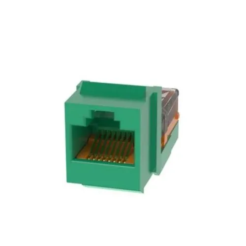Lead Frame Keystone Unshielded Jack Module Green NK5E88MGRY