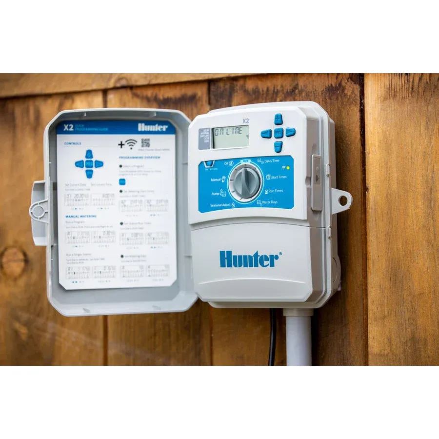Hunter Industries - X2-800 - 8-station controller, 120V internal transformer and plug polimerico cabinet