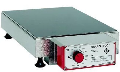 Piastra riscaldante Gestigkeit 4400 watt 3x400 V N + PE 440 x 100 x 560 mm Ceran 430 x 430 mm 33 .