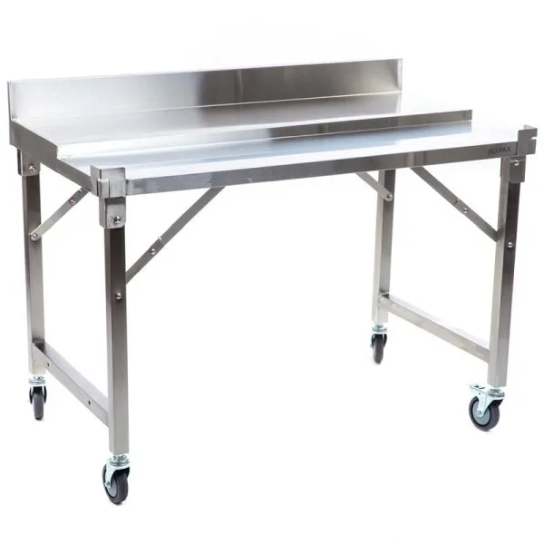 Tavolo da taglio ALLPAX 1200 x 700 x 850 mm pieghevole 10013695