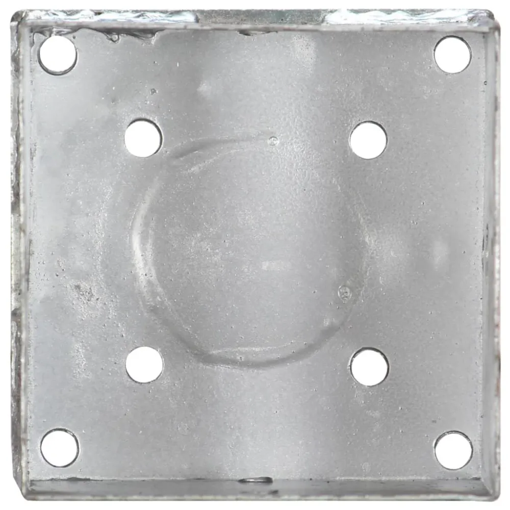 Picchetti di Terra 6 pz Argento 14x14x58 cm Acciaio Zincato