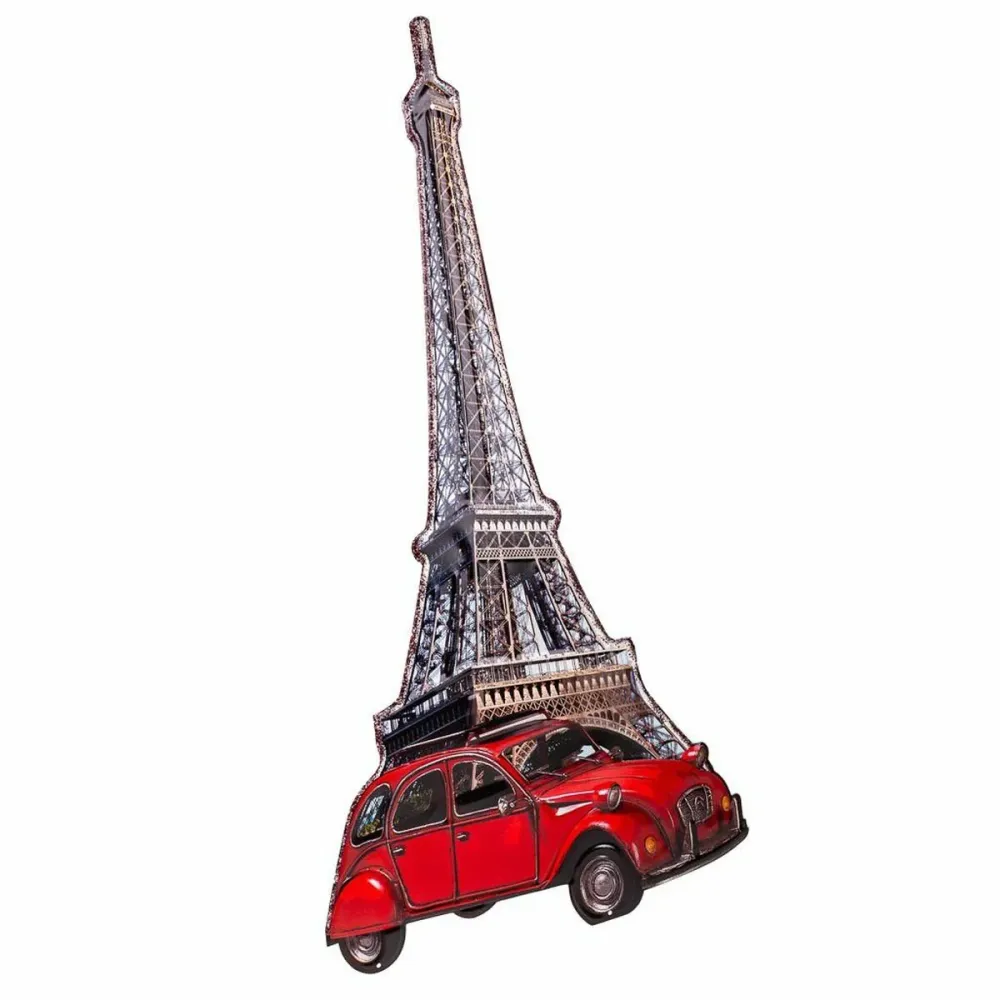 Placca da Parete Alexandra House Living Ferro Torre Eiffel 80 x 1 x 43 cm per Incasso Muro