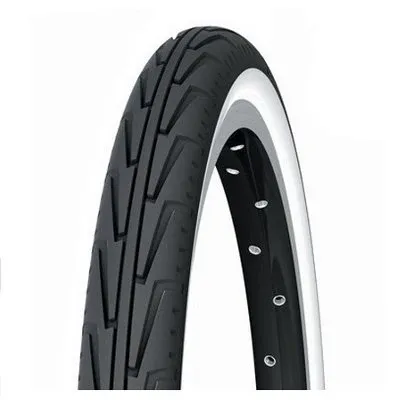 Pneumatico bici 400 Michelin City Comfort Bianco e Nero