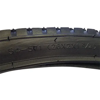 Pneumatico bici tradizionale 650x50C nero Oxford