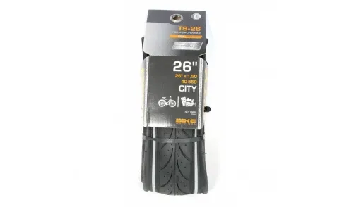 Pneumatico city 26 x 1.50 slick con bande riflettenti