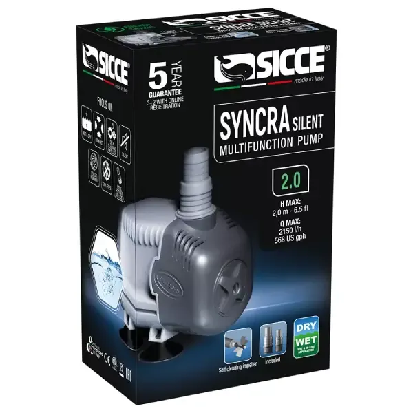 Pompa Syncra Silent 2.0 SICCE - fino 2150 L/h