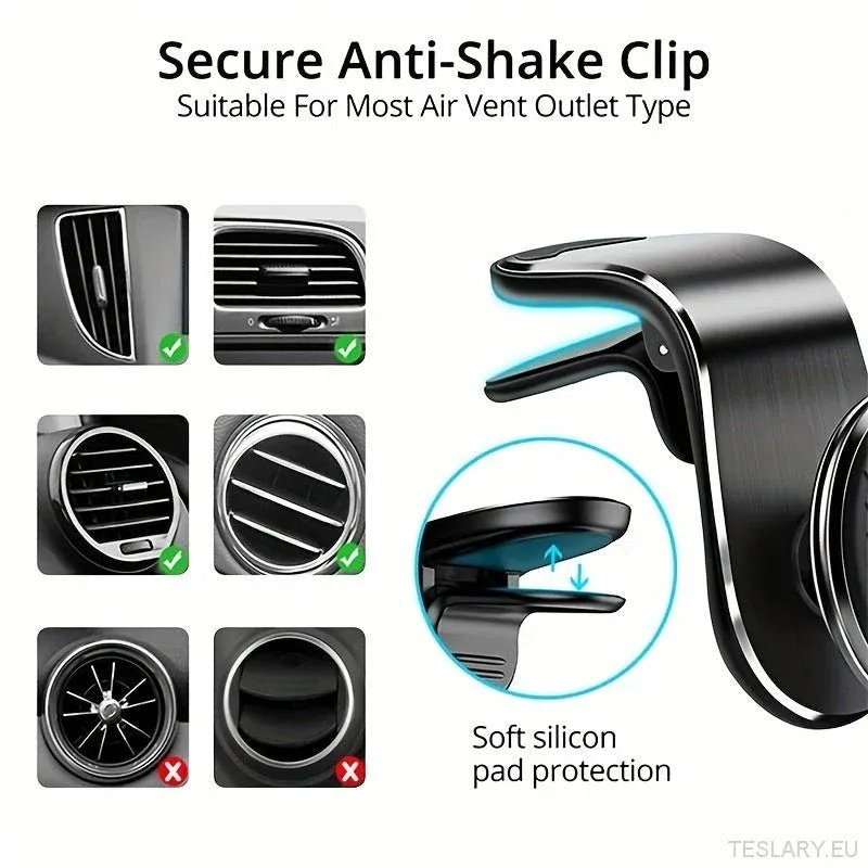 Porta telefonica per auto magnetica Stit Air Am Air Magnet Mount Auto Smartphone GPS Supporto mobile nella staffa per auto...
