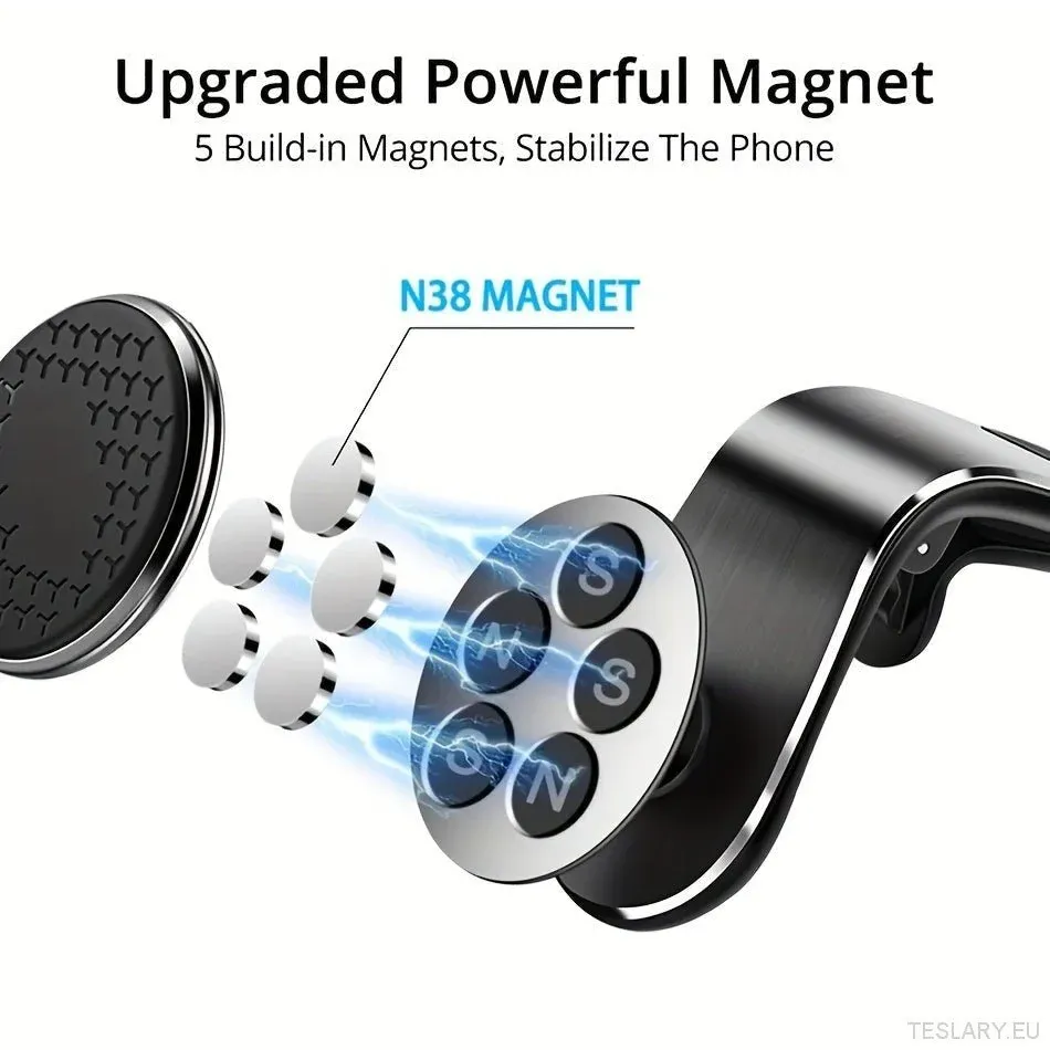 Porta telefonica per auto magnetica Stit Air Am Air Magnet Mount Auto Smartphone GPS Supporto mobile nella staffa per auto...