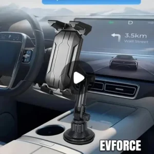 Supporto per auto da 2 1 per telefoni e tablet - Porta di tazza ruotabile universale