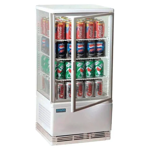 Attrezzatura Igiene Pubblica Vetrina refrigerata Polar bianco 68 litri G619