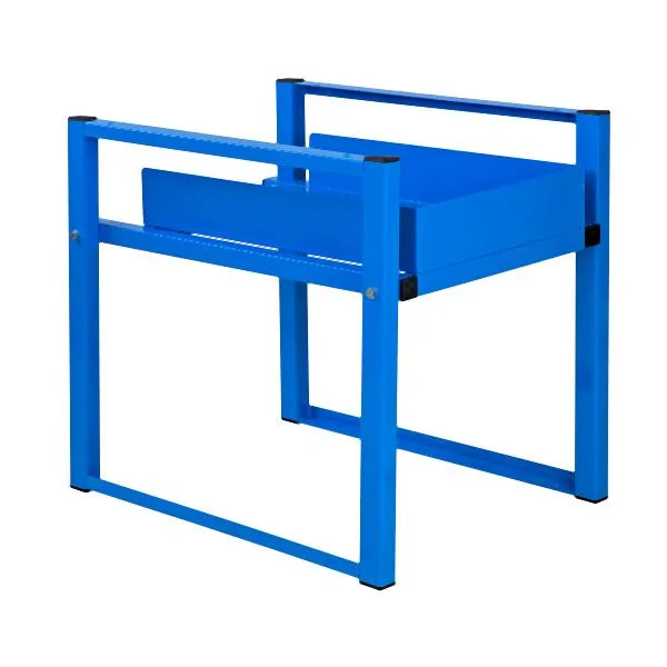 Portabotti ADB per botti da 30 e 60 litri azzurro (RAL 5012) 91005 con Supporto Muro
