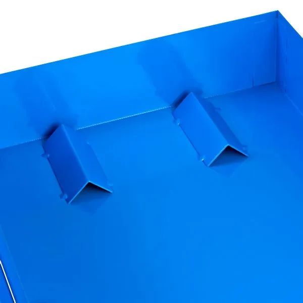 Portabotti ADB per botti da 30 e 60 litri azzurro (RAL 5012) 91005 con Supporto Muro