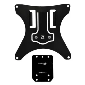 SUPPORTO TARGA PORTATARGA ESTRAIBILE CLICK CLACK MOTO ENDURO OFF ROAD
