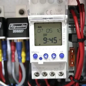 ELMAG timer digitale integrato nel pannello di comando START-STOP tramite contatto privo di potenziale 53345