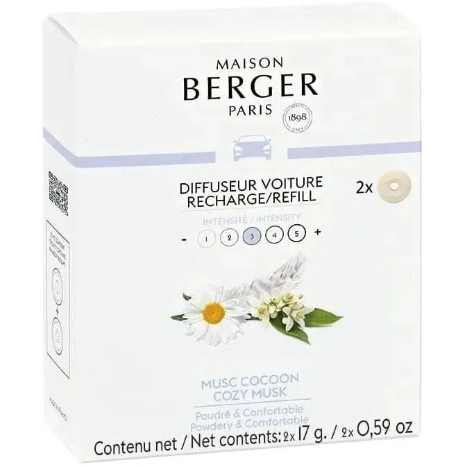 MAISON BERGER Ricariche Per Diffusore Auto 2 Pz - Musc Cocoon - 7825