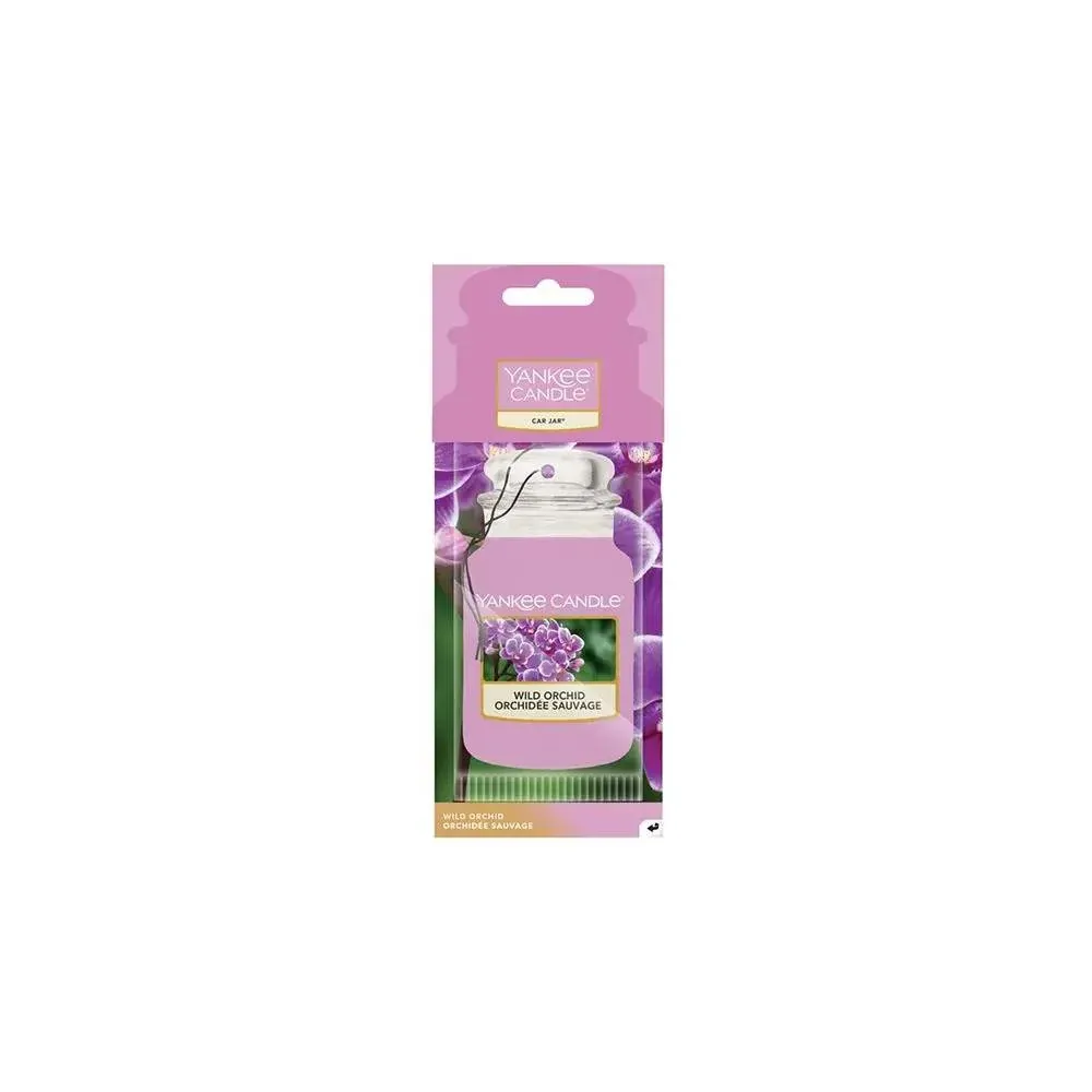 YANKEE CANDLE Profumatore Auto Wild Orchid Car Jar Paper - 1633677E