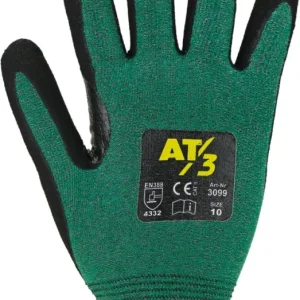 ASATEX Paio di guanti verde/nero