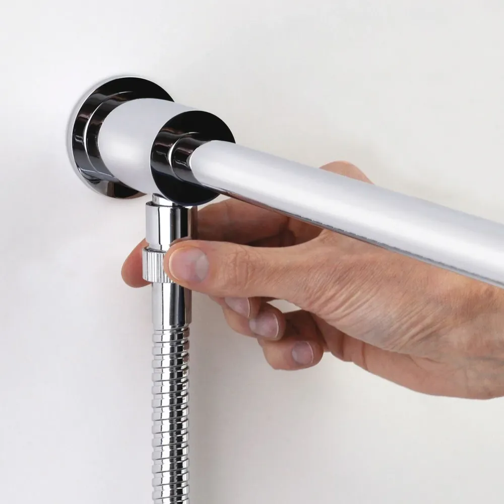 Braccio doccia diametro 20 mm con deviatore ottone - Conformità UNI EN