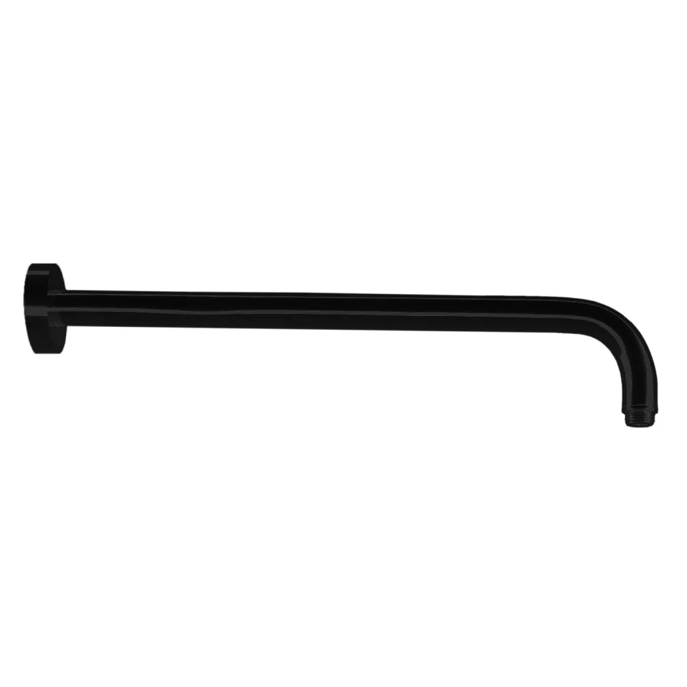 Braccio doccia tondo 40 cm ottone Nero Opaco Paffoni Polipropilene