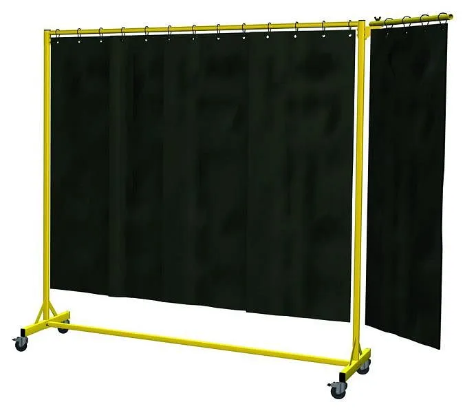 Braccio orientabile KLW 600 mm con tenda di saldatura PVC 03 / STWSA-600