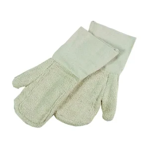 Guanti da forno Schneider con manici peluche 400 x 150 mm polsini lunghi 1 paio 310003