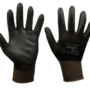 Guanti maglia ottimo SW-Stahl nylon taglia 9 con rivestimento PU confezione da 10 paia Z634