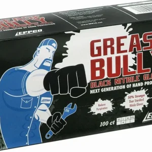 Guanti monouso nitrile Kunzer neri "GREASE BULLY" taglia L confezione da 100 GREASE BULLY L