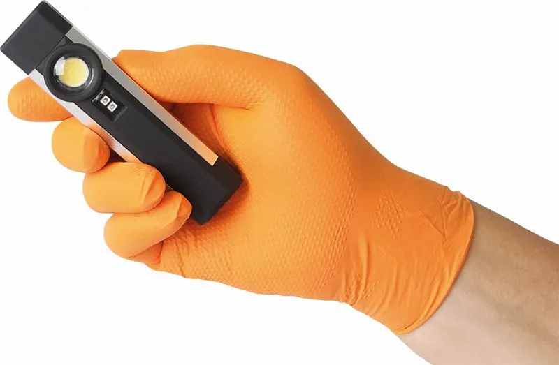 Guanti monouso nitrile Tiger Grip arancioni "TIGER GRIP" taglia XL (90 pezzi) TIGER GRIP XL