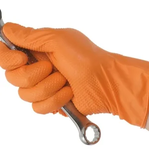 Guanti monouso nitrile Tiger Grip arancioni "TIGER GRIP" taglia XXXL (80 pezzi) TIGER GRIP XXXL
